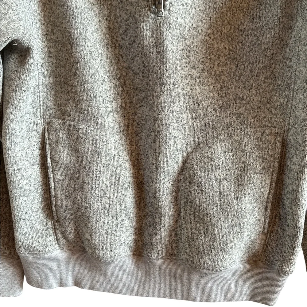 J. Crew New York The Sporting Life Men's ‎ Medium Heather Gray Zip-Up Sweater